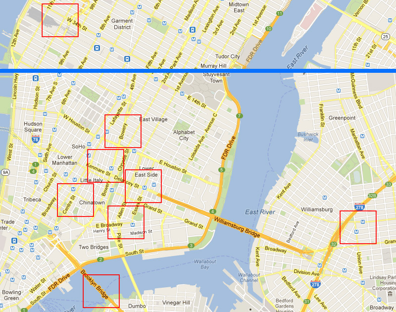地図からタトゥースタジオ検索